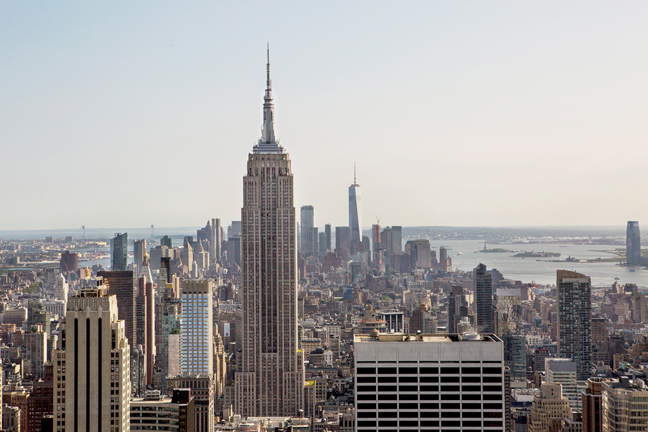 Uitzicht op Empire State Building