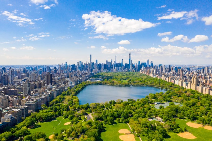 Uitzicht over Central Park