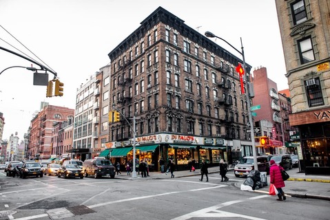 Straatbeeld van Little Italy in New York