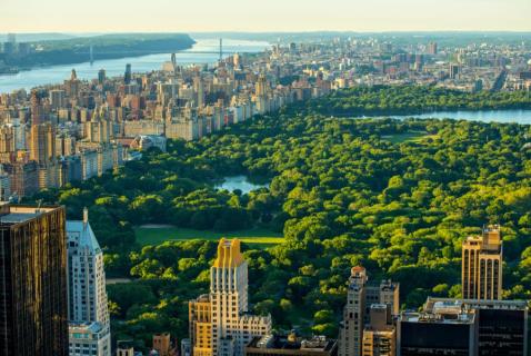 Uitzicht over Central Park