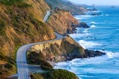 Road of the Big Sur coastline