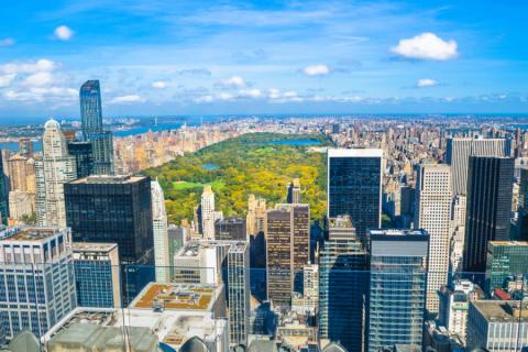 Uitzicht over Central Park