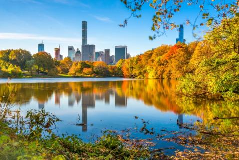 Central Park in de herfst