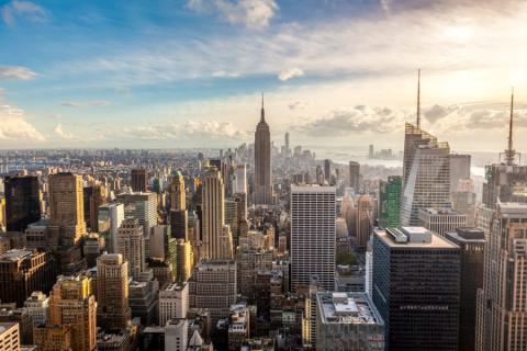 View over New York City