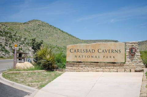 Carlsbad caverns national park entrance