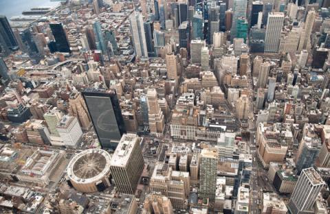 Uitzicht op Madison Square Garden