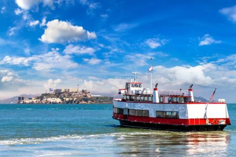 Boot naar Alcatraz Island