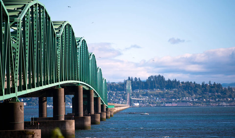 Brug over Columbia River, Astoria