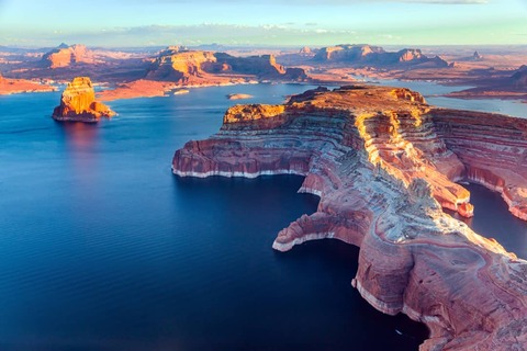 Lake Powell - Colorado River located in the U.S. states of Utah and Arizona.