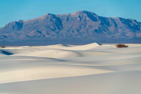 Bergen bij White Sands National Park