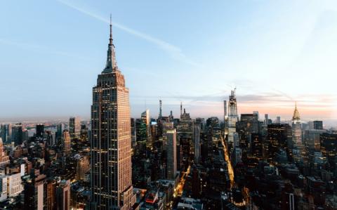 Uitzicht op Empire State Building