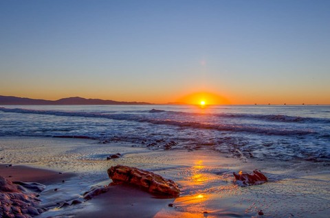 Sunrise in Santa Barbara, California