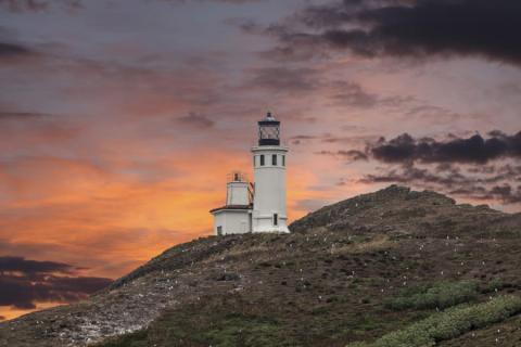 Vuurtoren Anacapa Island