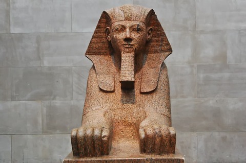 Egyptian sphinx in The Metropolitan Museumo f Art